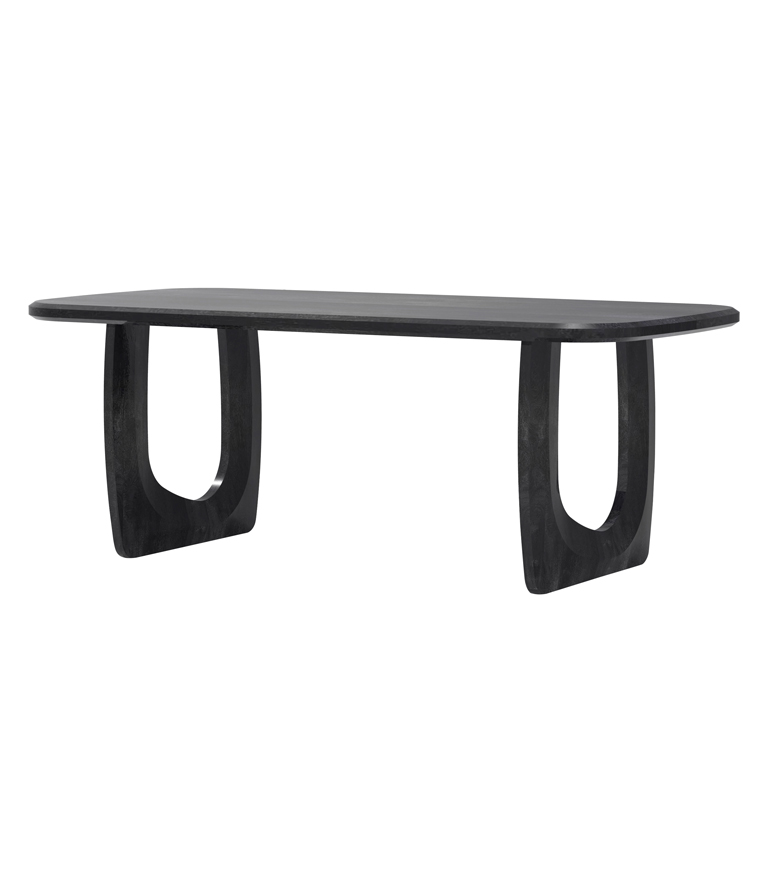 Aura Loft (Black Sandblast) Dining Table