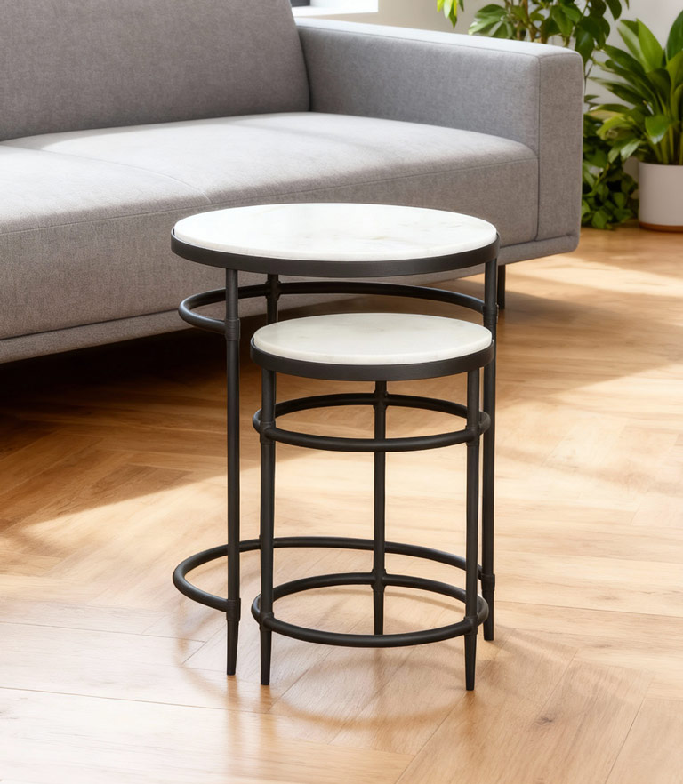 Capri Nesting Table Set (Set of 2)