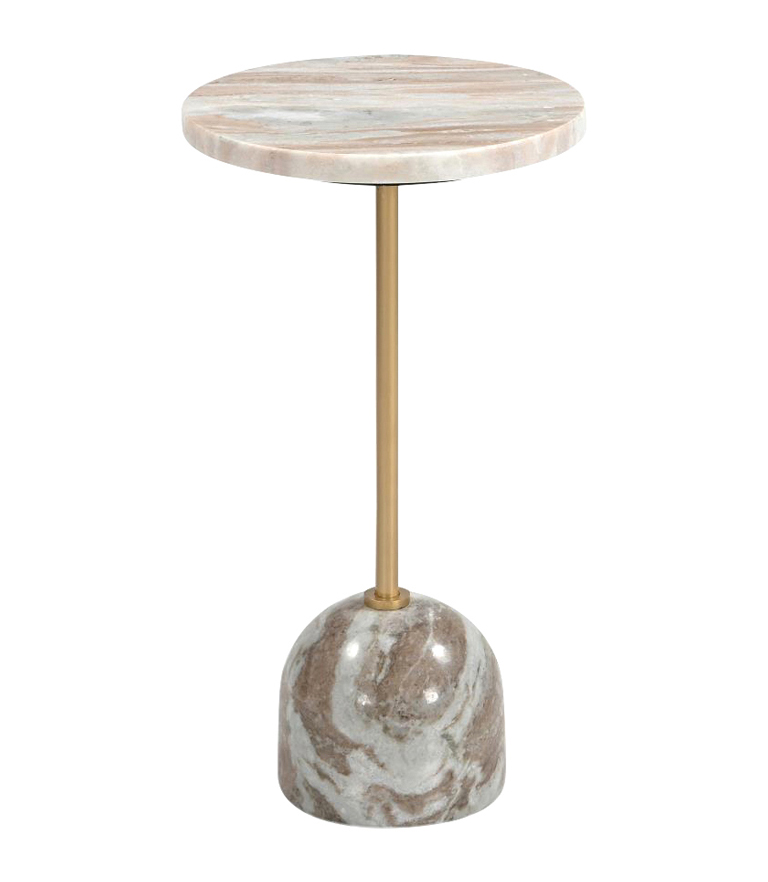 Poise Taupe Accent Table