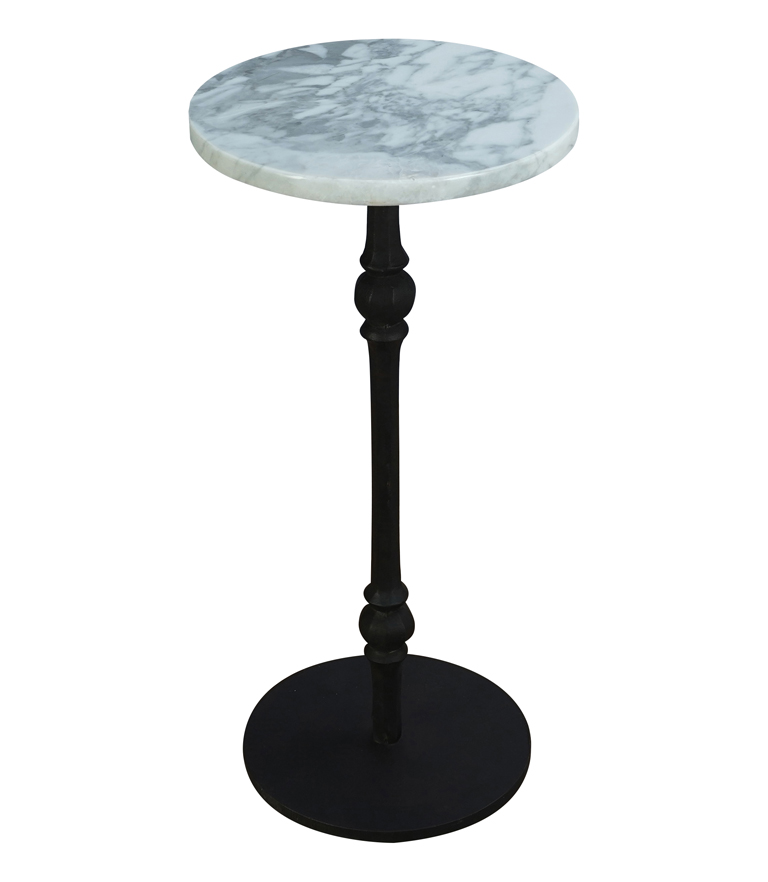 Bliss Matte Black Drink Table