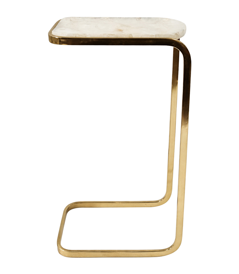 Yarrow C-Shaped Side Table