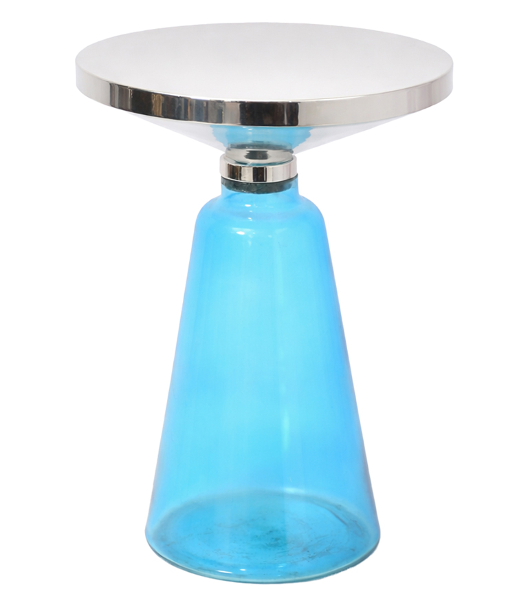Novara Blue Mist Accent Table